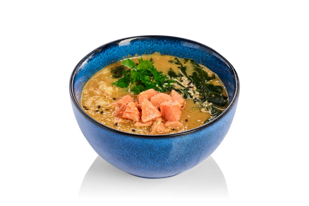  Мисо с лососем