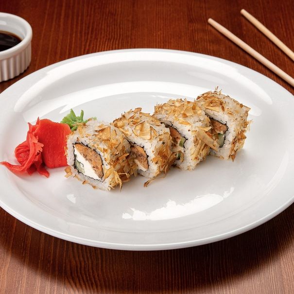 Бонито с лососем терияки 8 шт