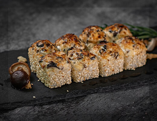 Запеченный ролл Тает лед с курицей