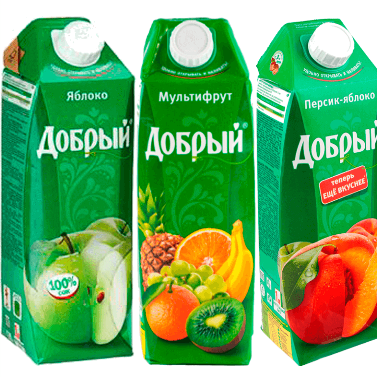 Сок Добрый в ассортименте 1л