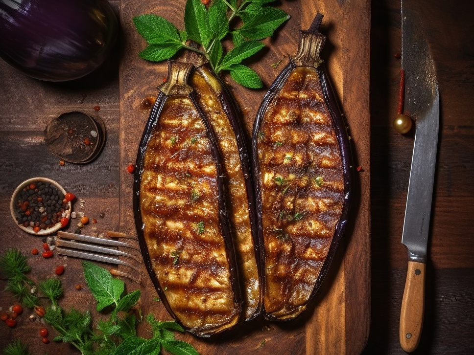 Запеченный баклажан