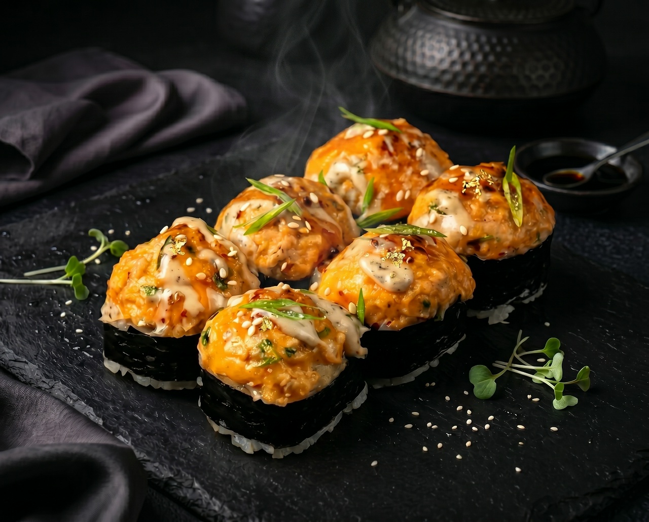Запеченный с курицей
