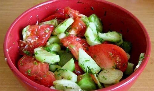 Салат из свежих овощей