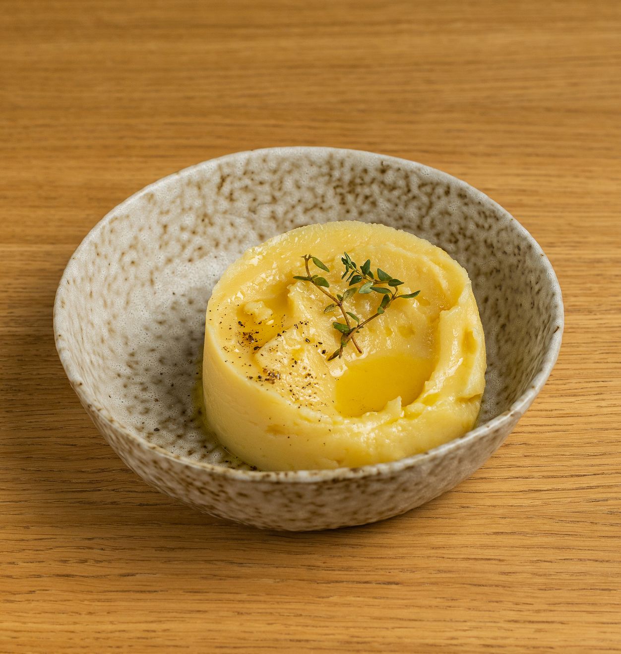 Картофельное пюре с трюфельным маслом