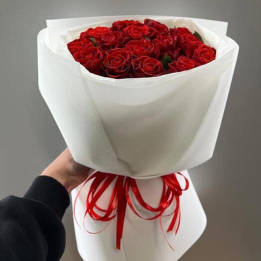 15 роз букет