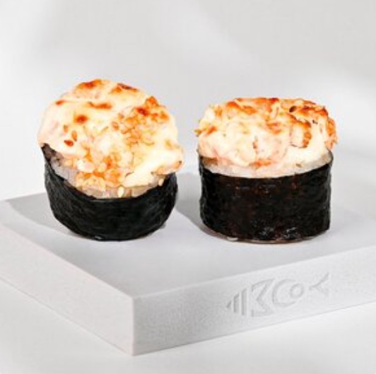 Лосось с креветками