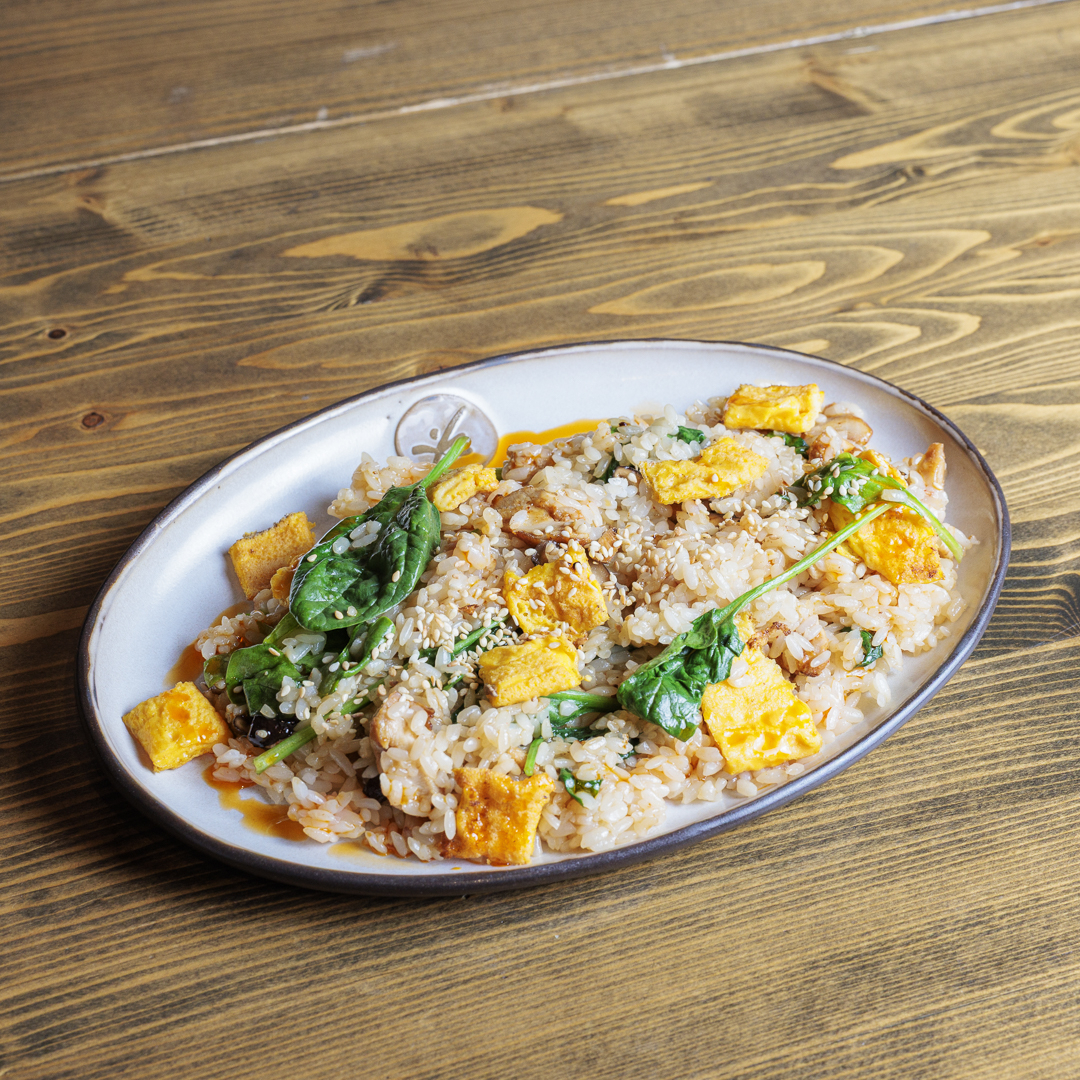 / Рис с курицей терияки