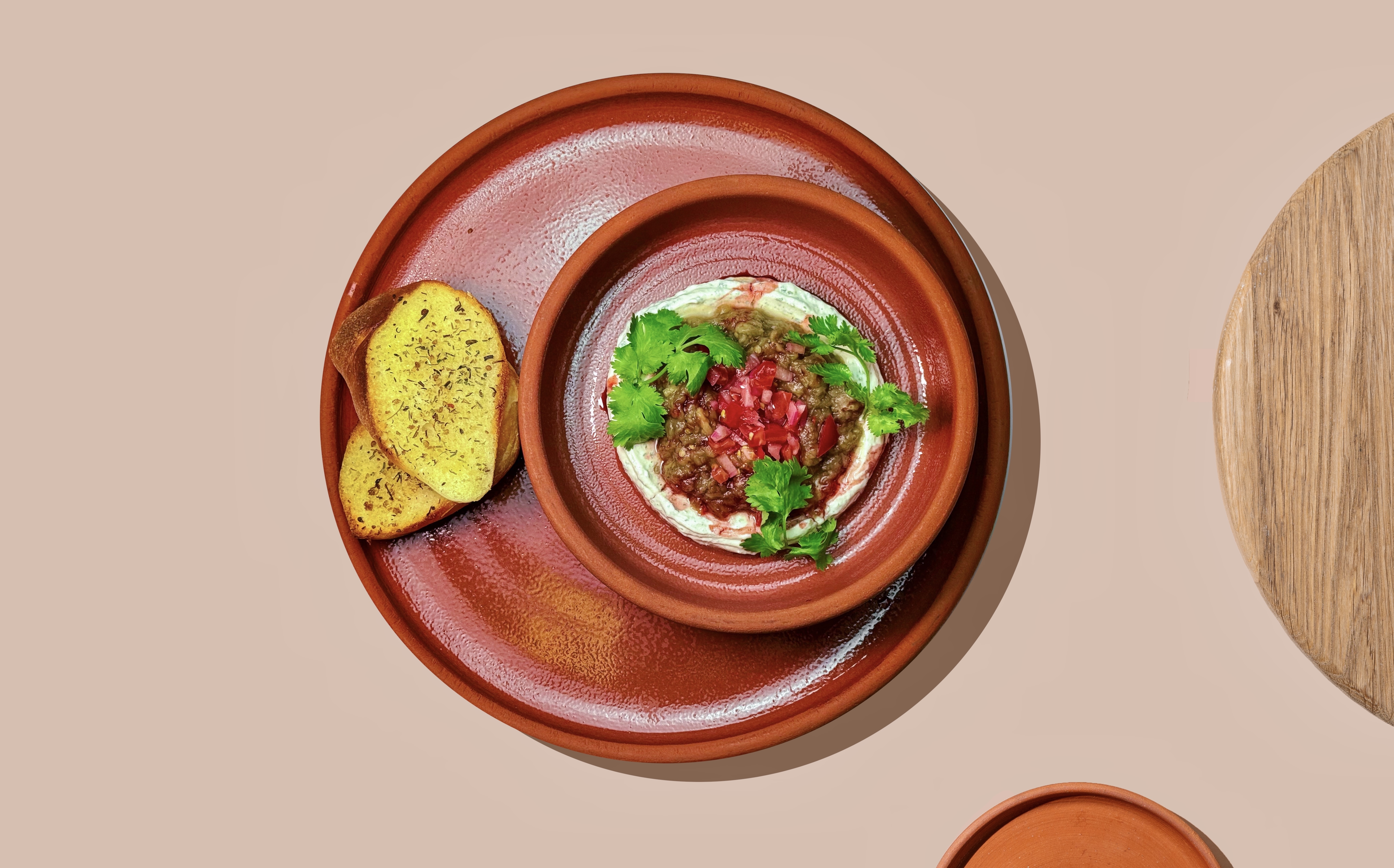 Грузинский дип из баклажанов