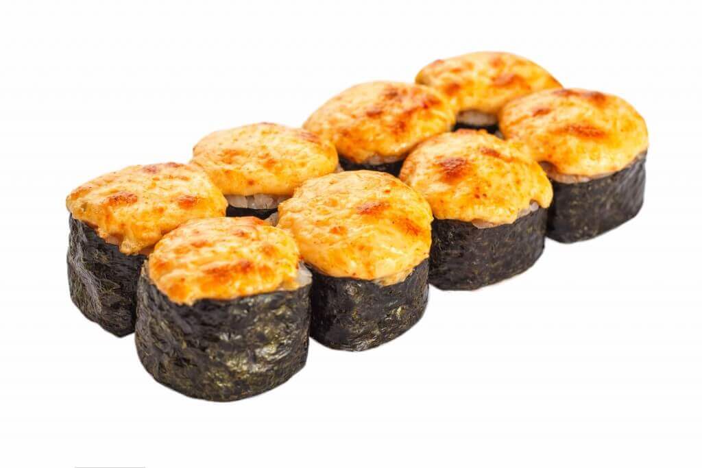 Запечёный сяки ролл