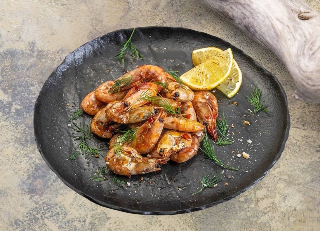 Креветки жареные