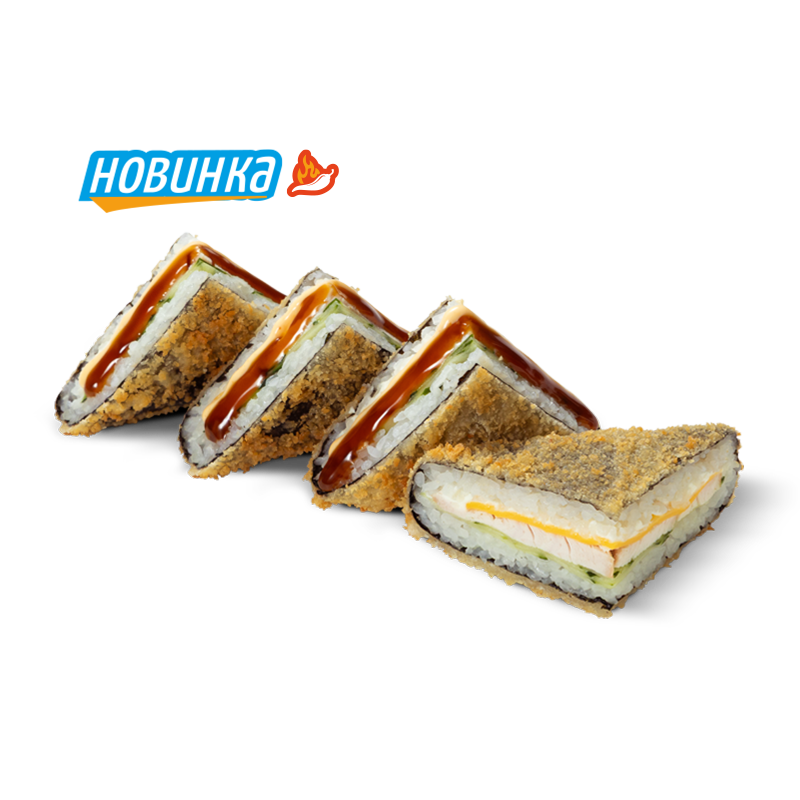 Сэндвич ролл темпура с курицей (кляр)