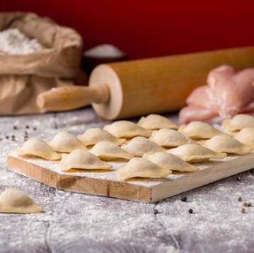 Пельмени с курицей замороженные 0,5 кг