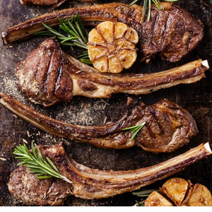 Шашлык из бараньей корейки на мангале