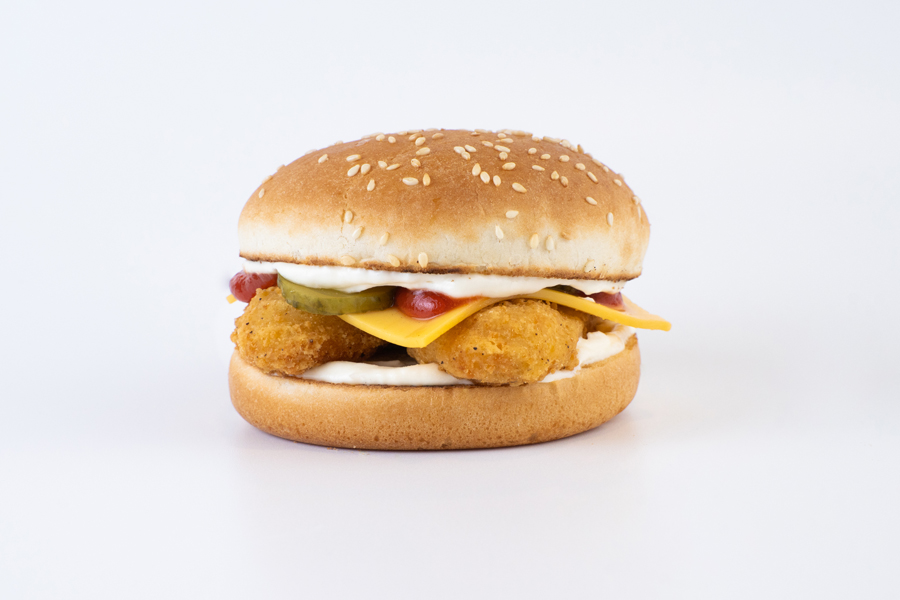 Чизбургер с хрустящей курочкой