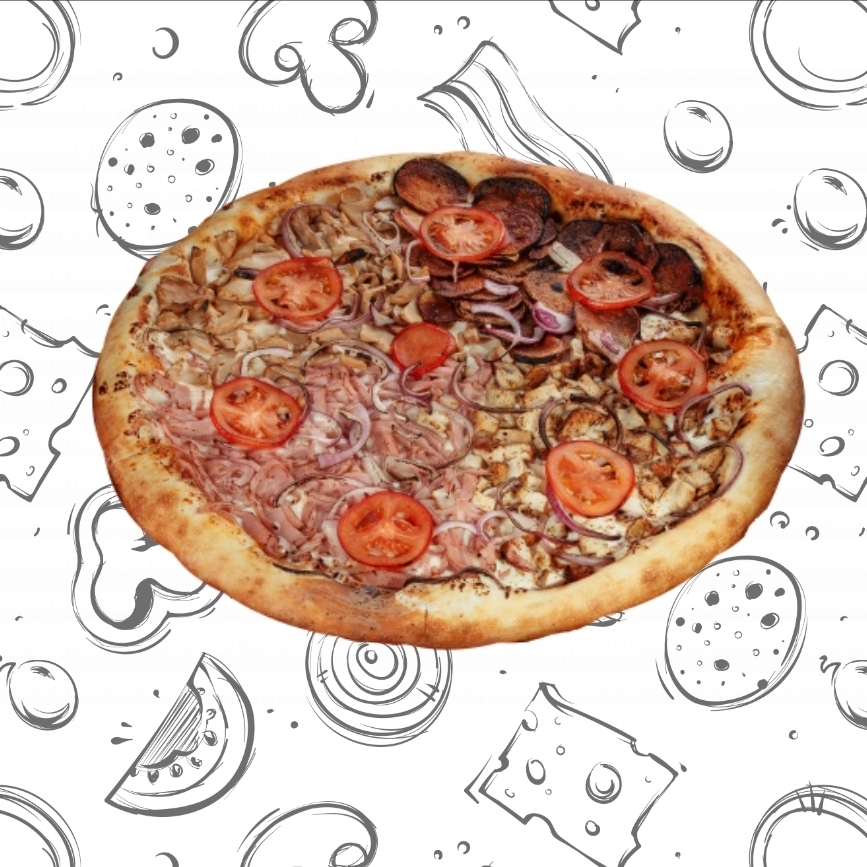 Пицца Четыре сезона 1,5кг ЧП