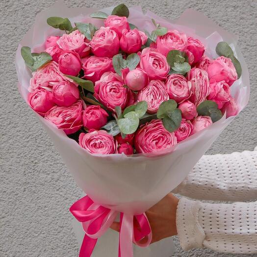 Пионовидная премиум роза 