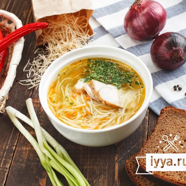 Лапша с курицей