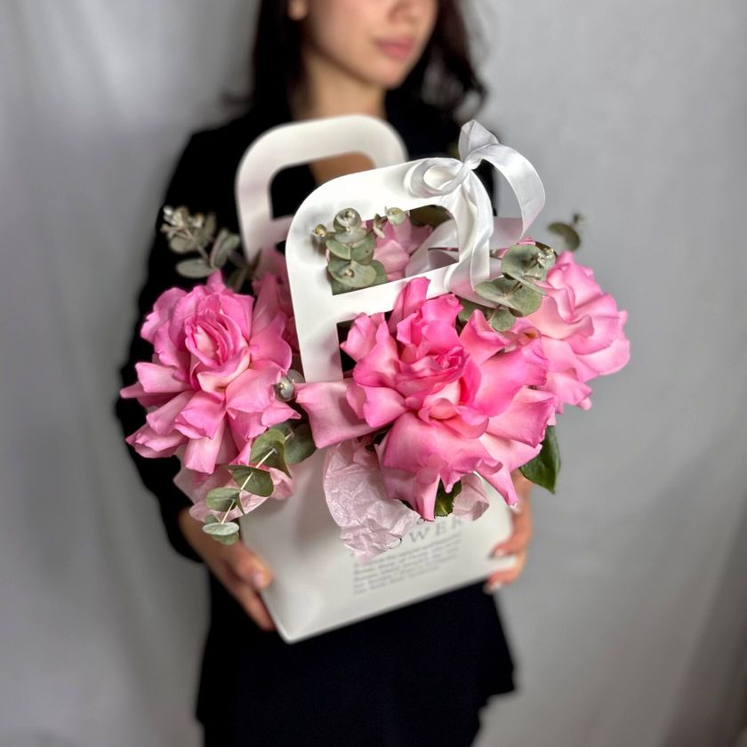 Стильные Французские розы в сумочке