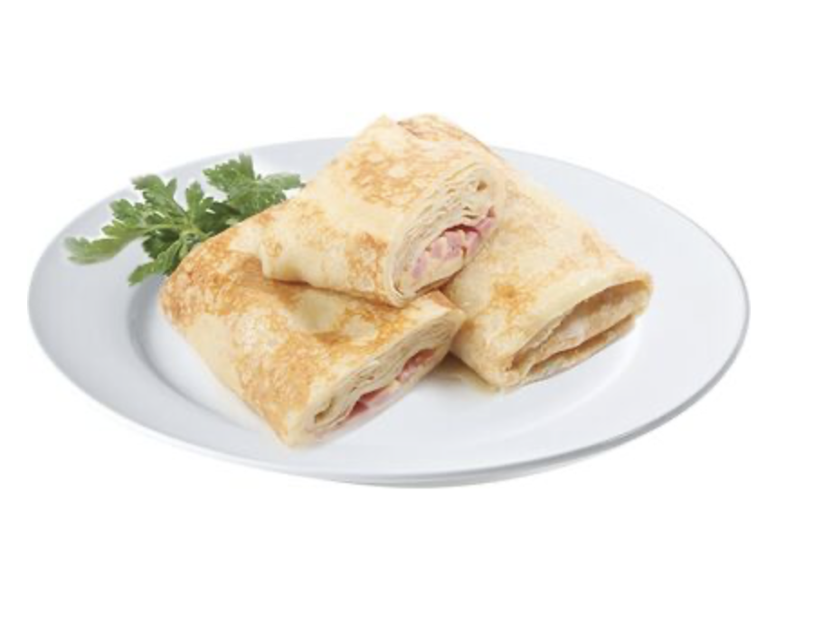 Блин с ветчиной и сыром