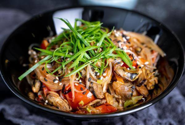 Лапша Фунчоза с морепродуктами