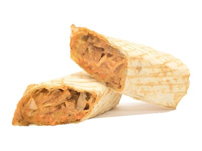 Шаурма со свининой и овощами