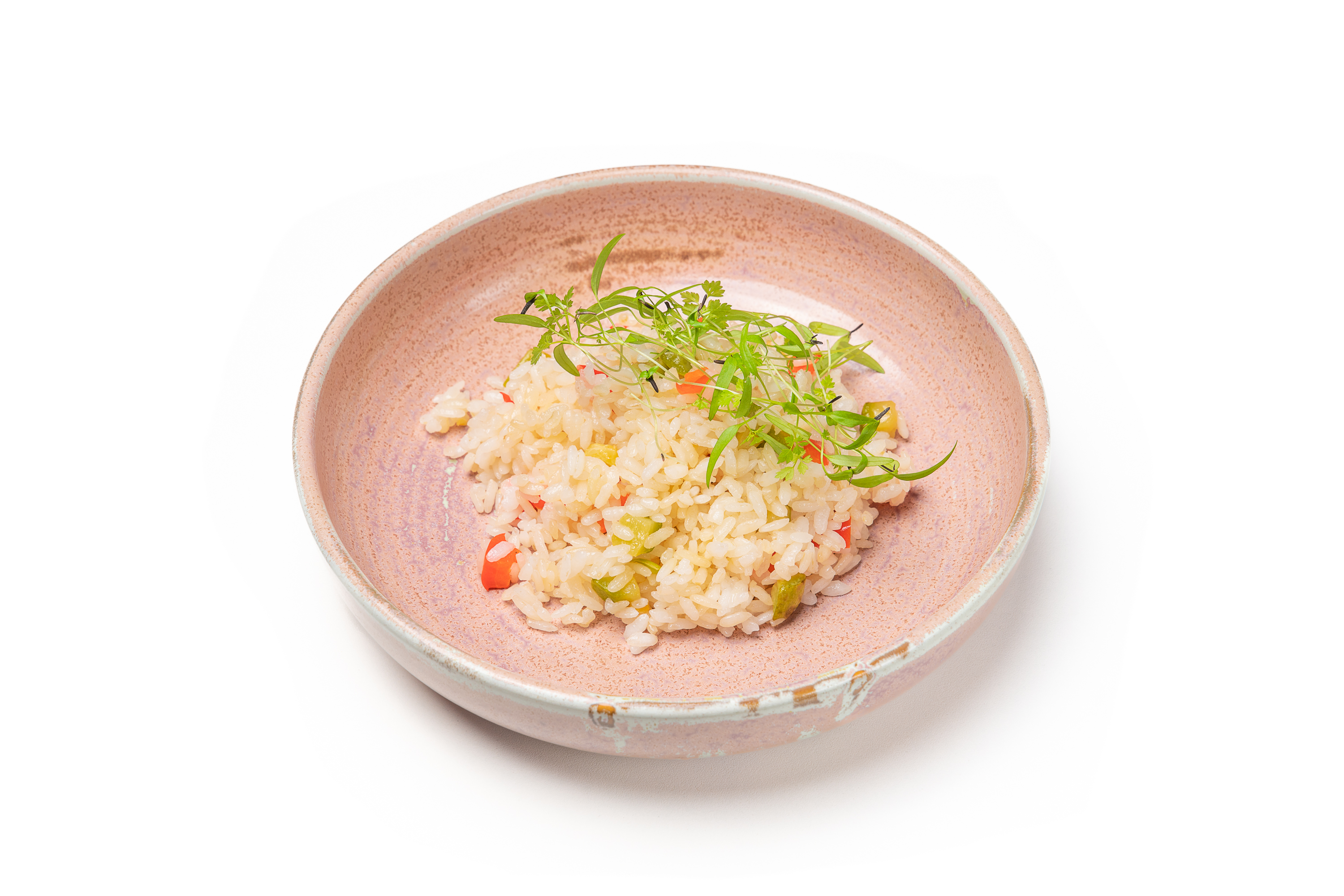 Рис с печеными овощами