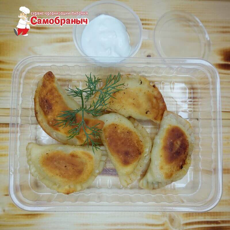 Вареники с грибами и курой жар. 150/20