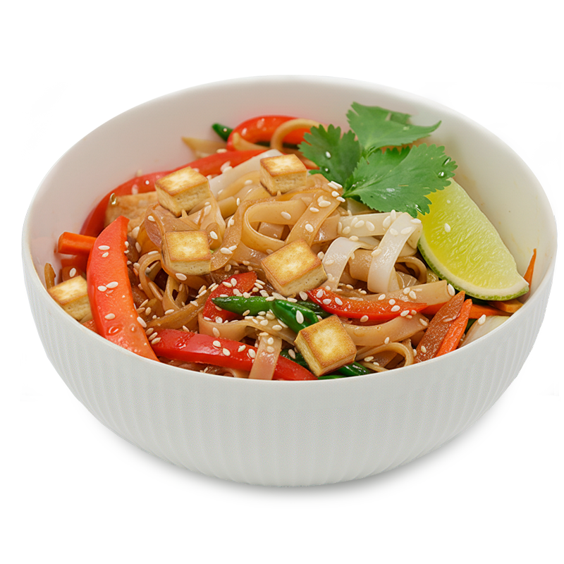 Удон Веган с соусом терияки