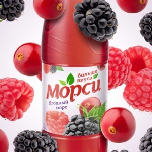 Напиток б/а «Морс ягодный» 0.5л