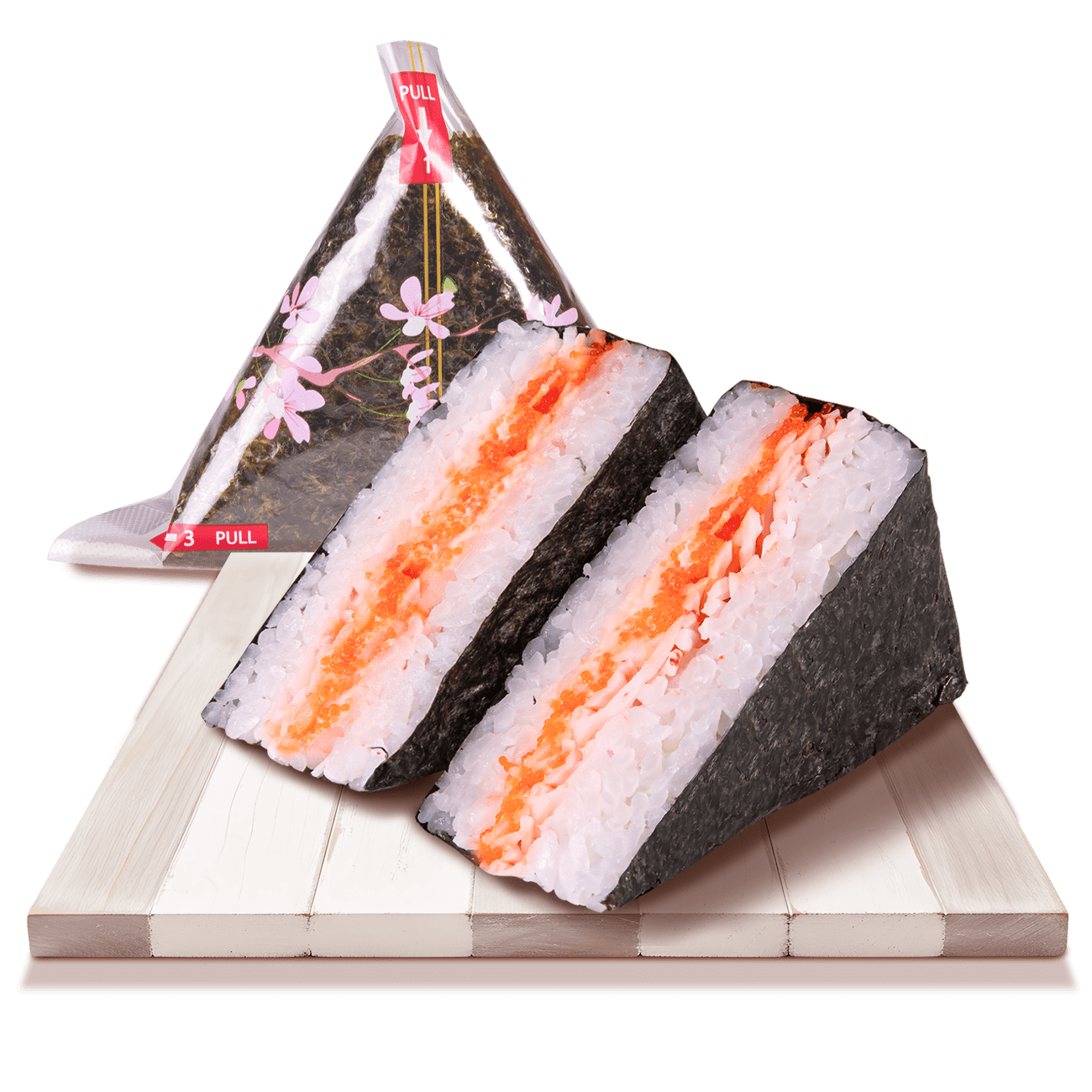 Онигири с крабом (1шт)