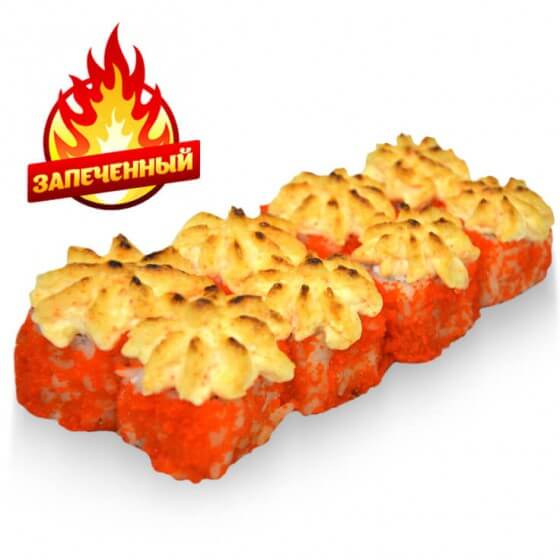 Калифорния-3 запеченная с крабом
