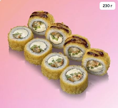 Жареный ролл с угрем