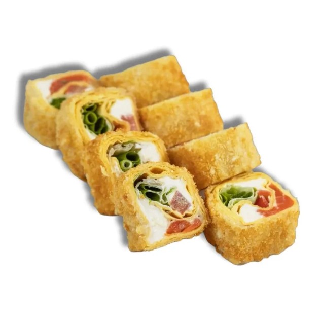 Темпура тортилья с лососем