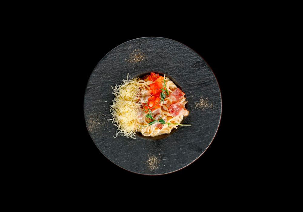 Спагетти с соусом карбонара