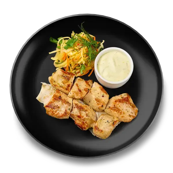 Шашлык из куриной грудки (без гарнира)