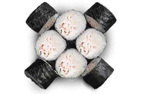 Маки с крабом