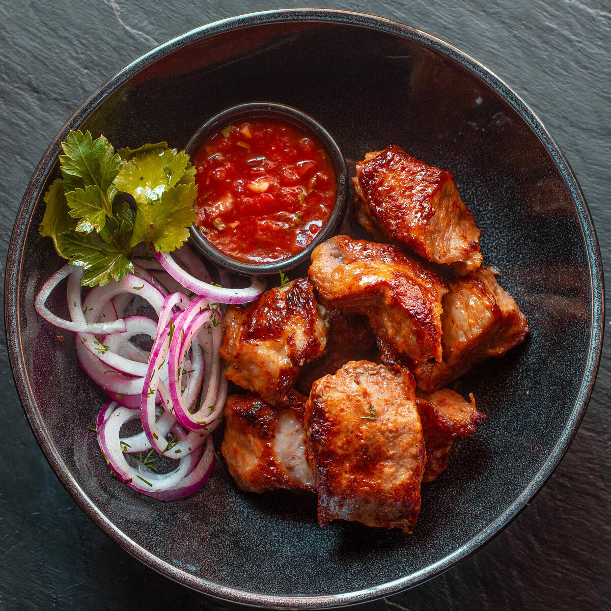 Шашлык из свиной шейки