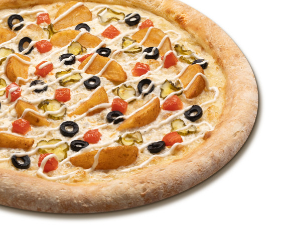 Постная с соусом Тартар Традиционное тесто 23см