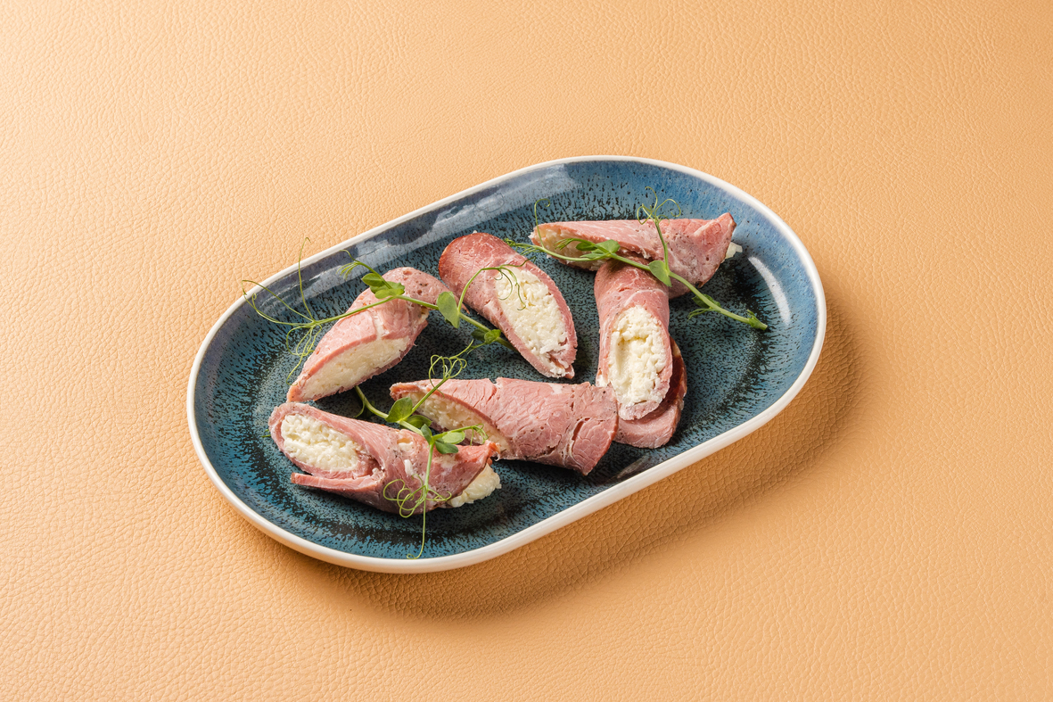 Рулетики ветчина