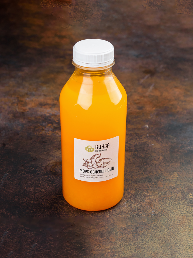 Морс домашний облепиховый 0,5 л.