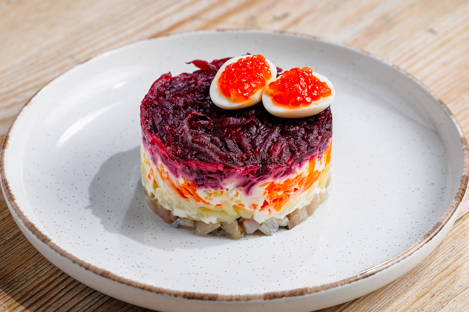 Сельдь домашнего соления под шубой