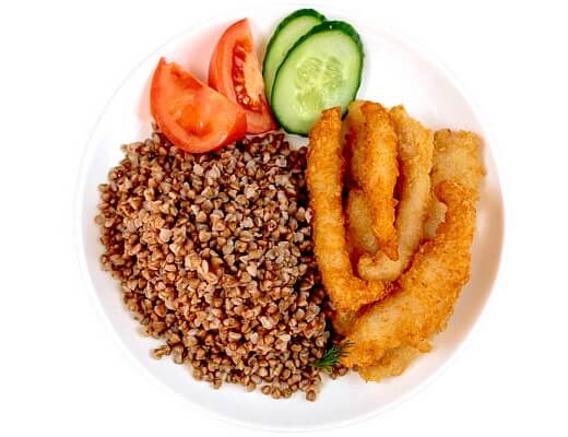 Стрипсы куриные с  картофельным пюре