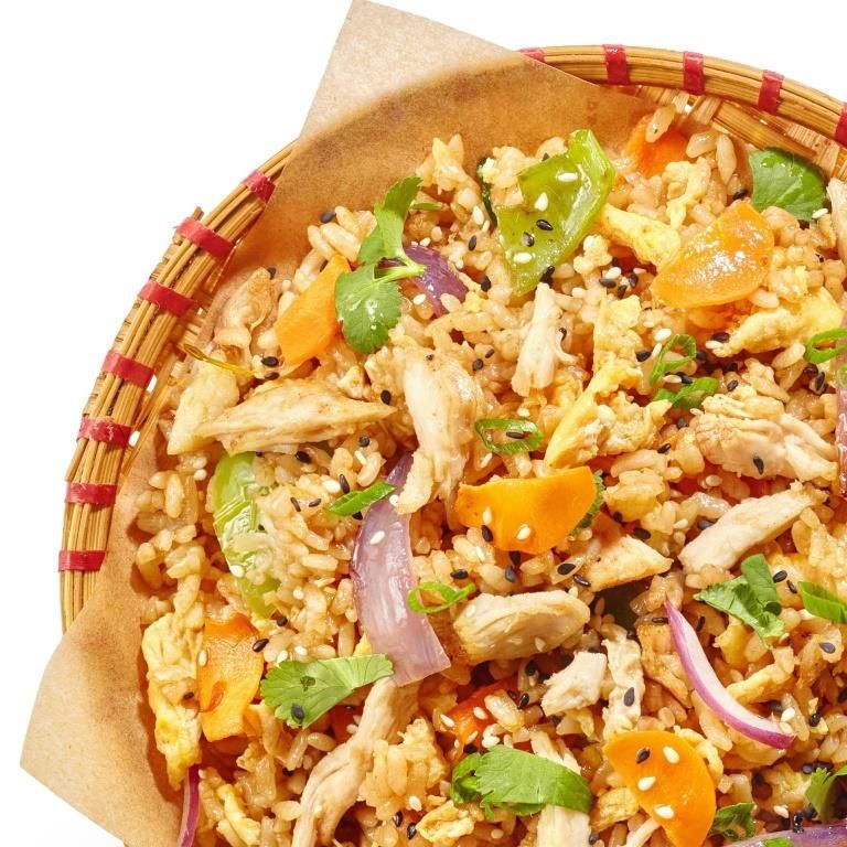 Вок с рисом и курицей (M/L)