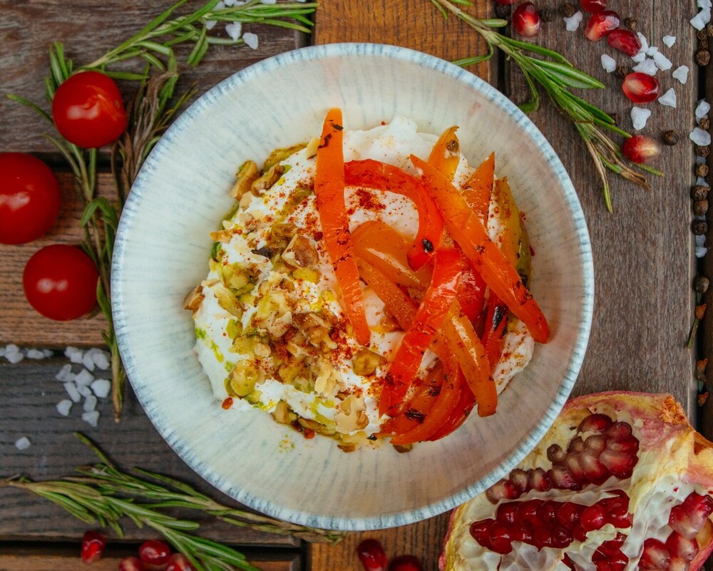 Печеный перец с пармезаном