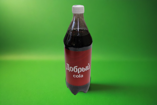 Добрый кола газированный 1л.