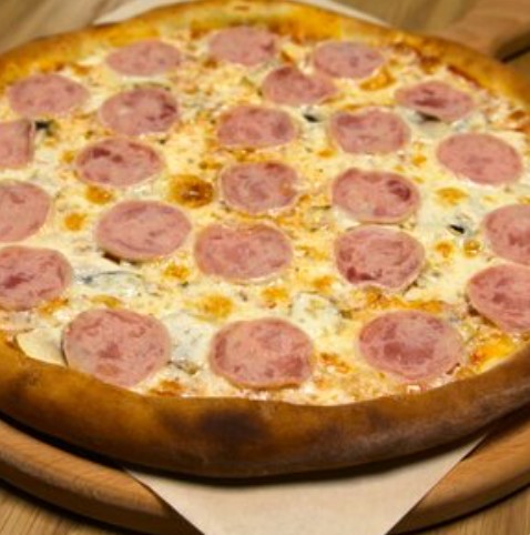 Пицца ветчина с грибами