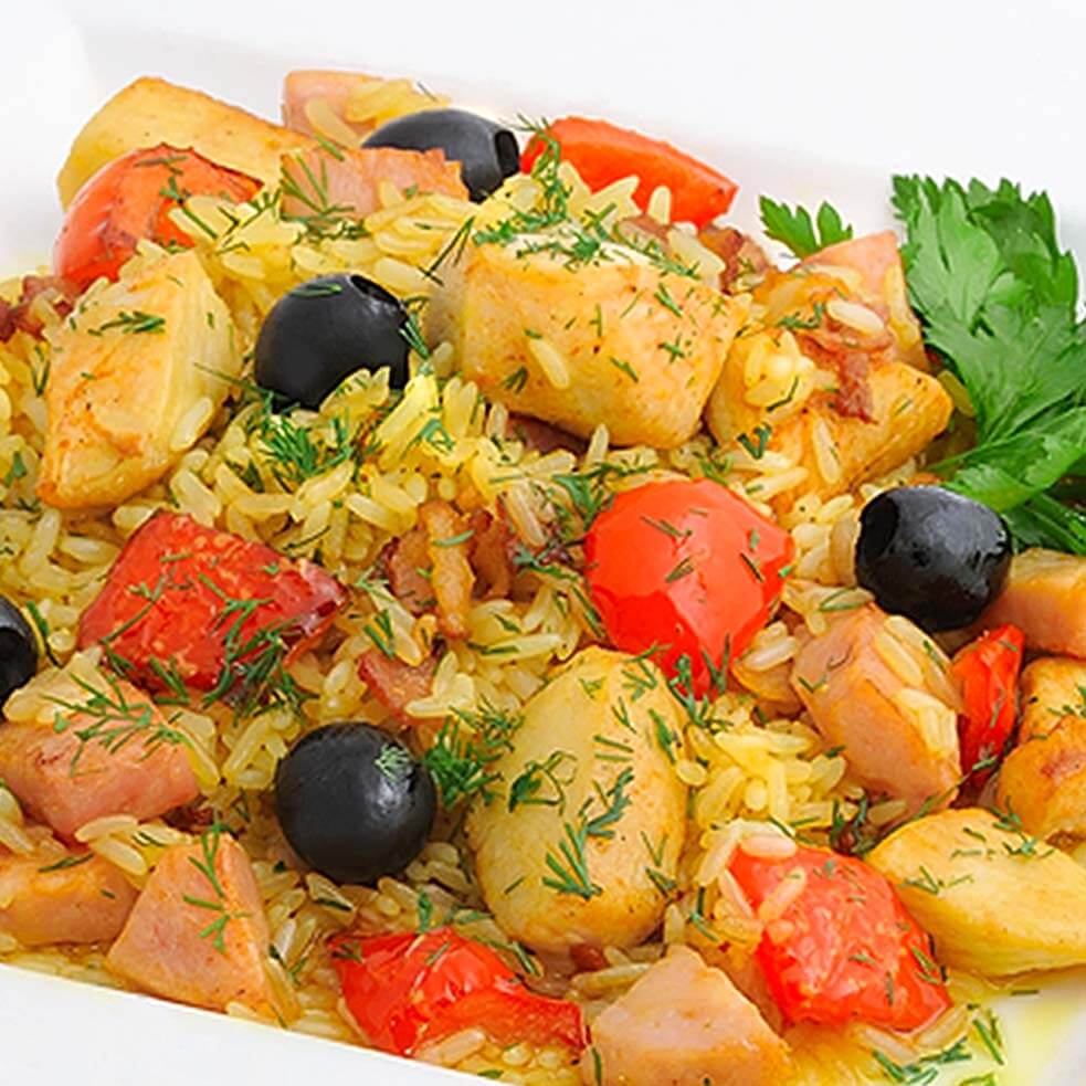 Паэлья мясная