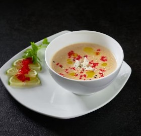 Крем-суп с крабом