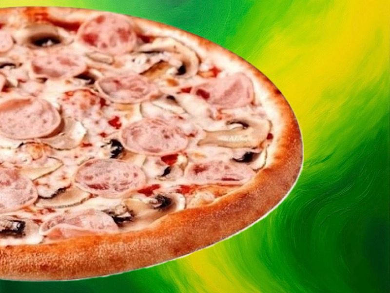 Половинка Ветчина и грибы