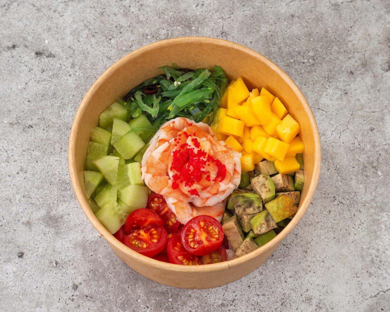 Поке с креветками